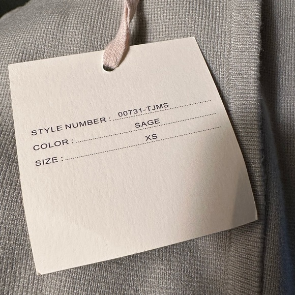 Marled Button Down Cardigan/Jacket. Sage color. Size XS - Picture 3 of 8